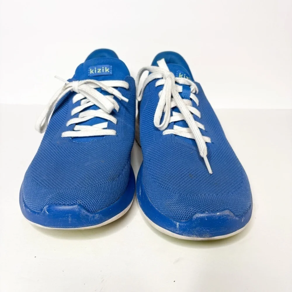 Kizik Athens Blue Slip On Sneakers with White Laces Size 11.5 Men’s